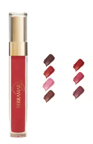 TERRAMAR Long-Lasting Liquid Lipstick, Intense Matte, Waterproof, 0.14 oz, No Transfer, Smudge-Proof, Full Coverage Lip Stain with Vitamin E (Pink)
