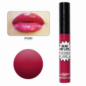 The Balm Read My Lips Lip gloss- Pow!