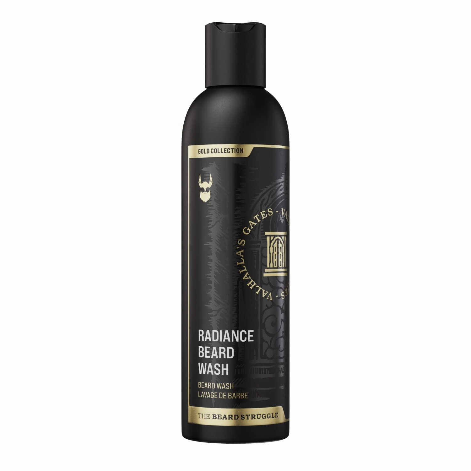 The Beard Struggle Radiance Beard Wash - Deep Clean & Hydrated Beard Care - Viking Beard Shampoo for Men (8 Fl oz) - Silver Collection- Gold Collection - Platinum Collection