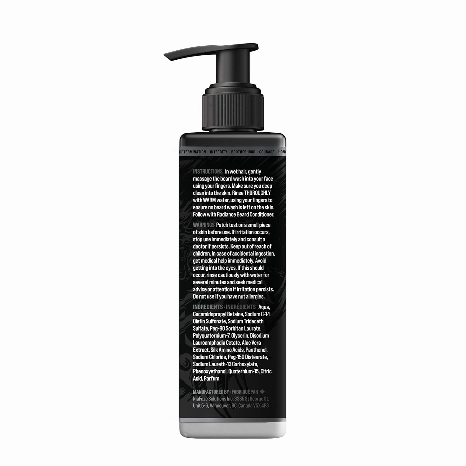 The Beard Struggle Radiance Beard Wash - Deep Clean & Hydrated Care - Viking Shampoo for Men (8 Fl oz) - Silver, Gold & Platinum Collections