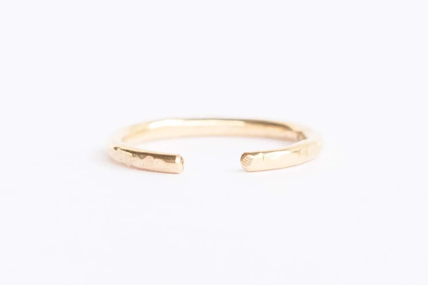 Toe Ring for Women– Adjustable – Silver, Gold, or Rose Gold – Simple and Comfortable | Gold Filled, Rose Gold, Sterling Silver (Hammered, Gold)