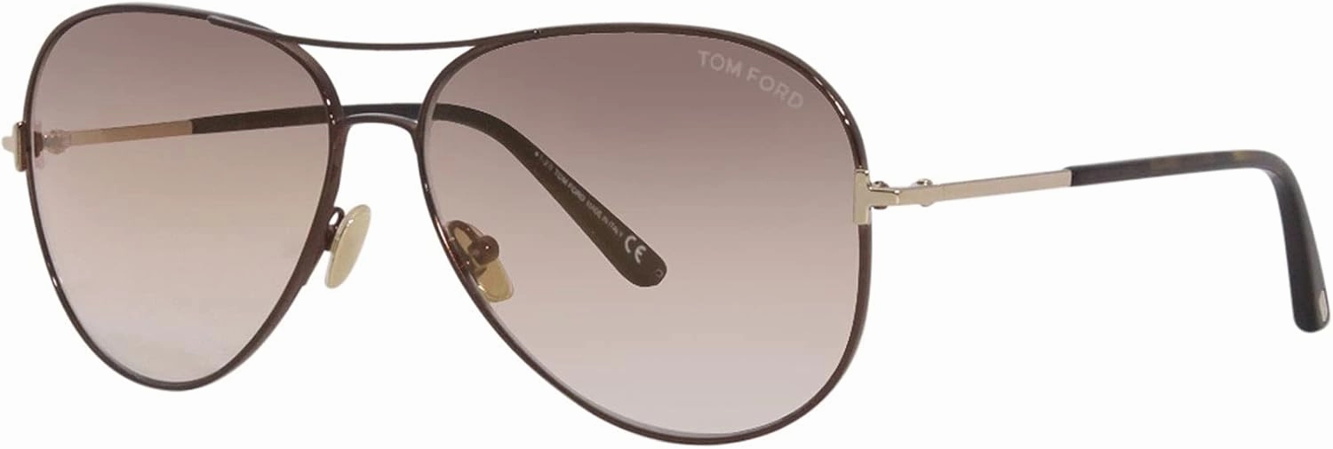 Tom Ford Aviator Sunglasses TF823 Clark 48G Brown/Gold/Havana 61mm FT0823