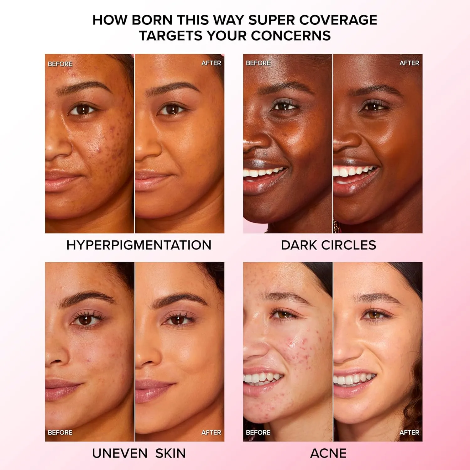 Too Faced Born This Way Super Coverage Multi-Use Concealer | Full Coverage, Oil Free, Long Lasting   Hydrating