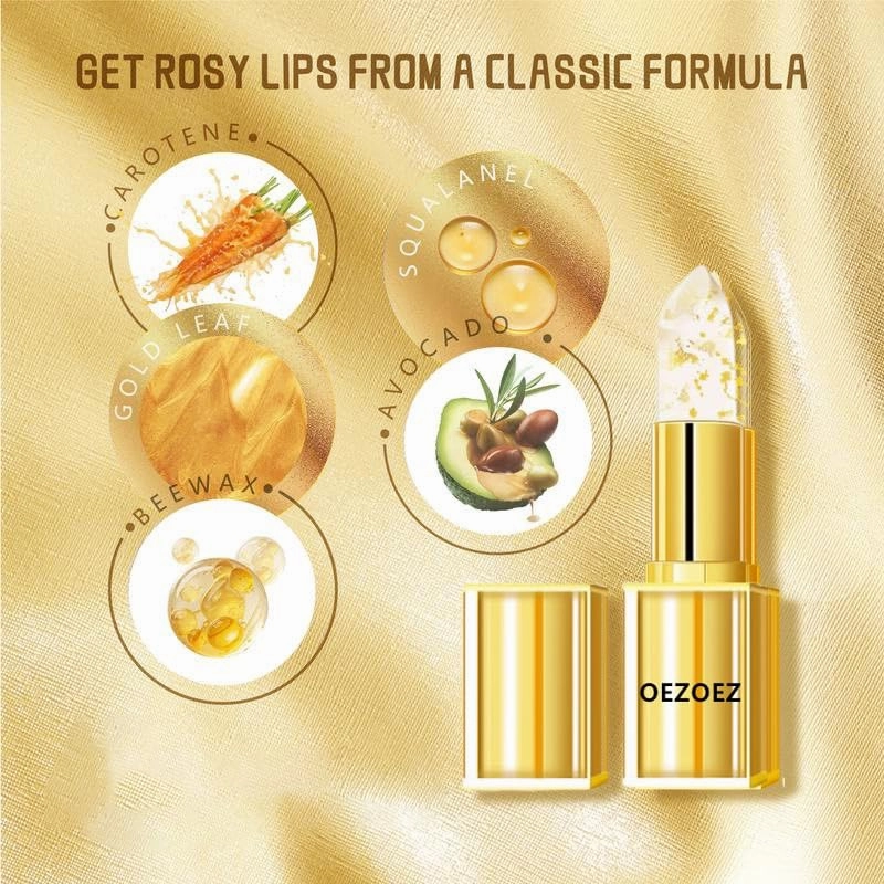 Transferproof Color Changing Lipstick,Color Changing Lip Stick for Women Long Lasting,Moisturizing Glossy Shine Lip Gloss,Deep Nourishment (2pcs, *)