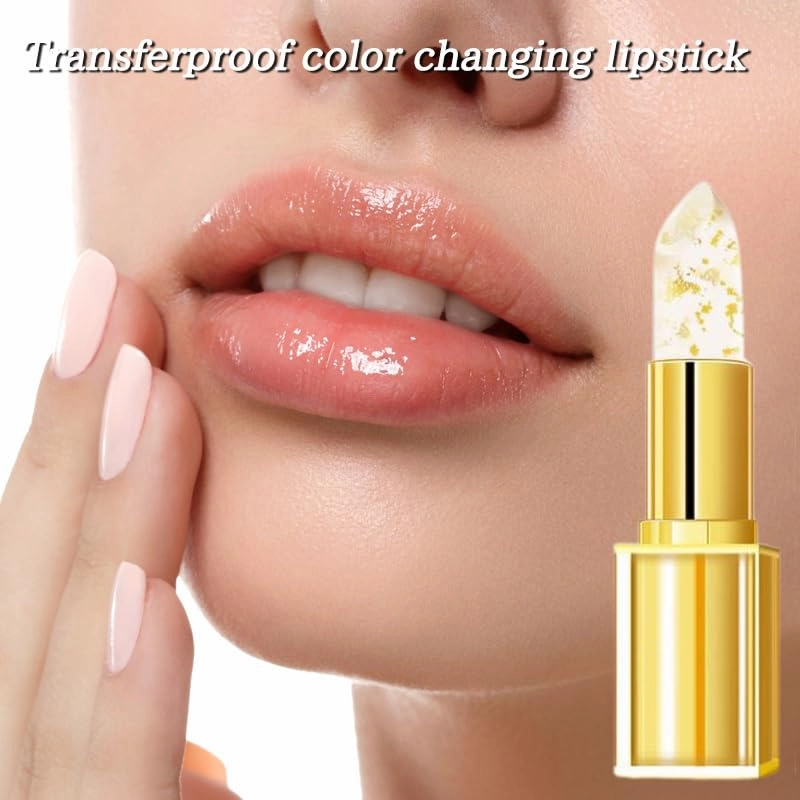 Transferproof Color Changing Lipstick,Color Changing Lip Stick for Women Long Lasting,Moisturizing Glossy Shine Lip Gloss,Deep Nourishment (2pcs, *)