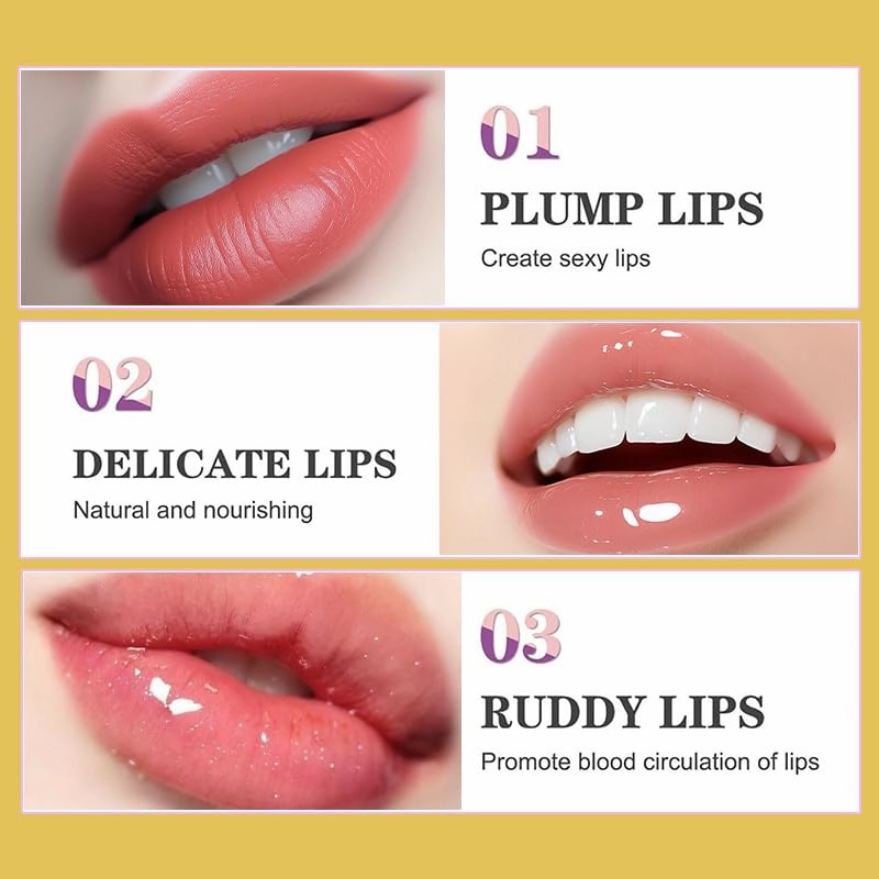 Transferproof Color Changing Lipstick,Color Changing Lip Stick for Women Long Lasting,Moisturizing Glossy Shine Lip Gloss,Deep Nourishment (2pcs, *)