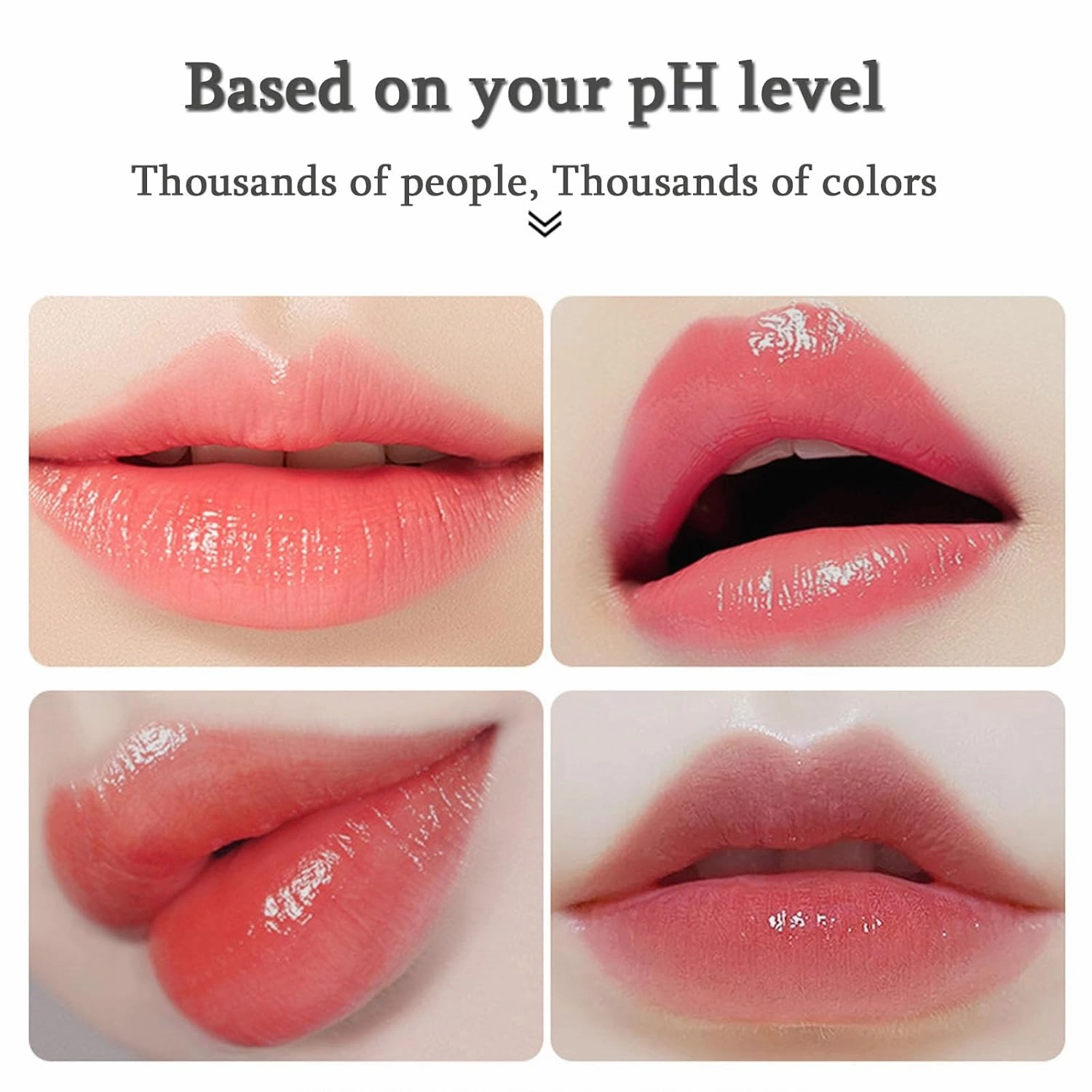Transferproof Color-Changing Lipstick, Gold Crystal Color Changing Lips tick, Moisturizing Glossy Shine Lip Gloss, Auto-Tints on Contact (Gold, 2pc)