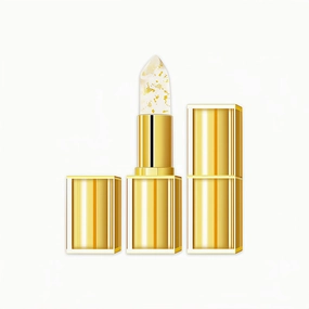 Transferproof Color-Changing Lipstick, Temperature Sensitive Lip Balm for Personalized Shade, Long Lasting, Non-Stick, Moisturizing & Hydrating Lip Tint for All Skin Tones (Gold, 2 pcs)