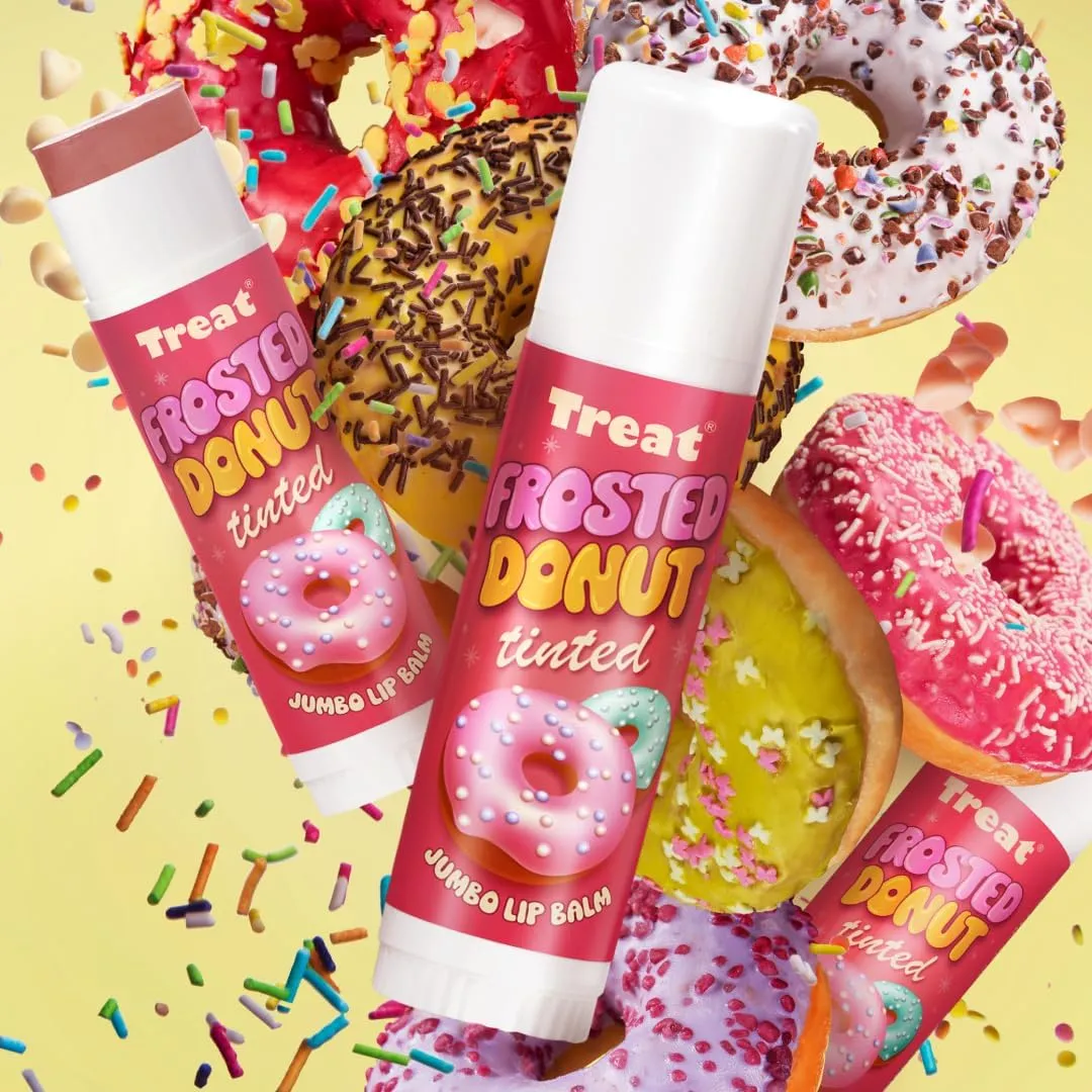 TREAT JUMBO TINTED LIP BALM (FROSTED DONUT TINTED)