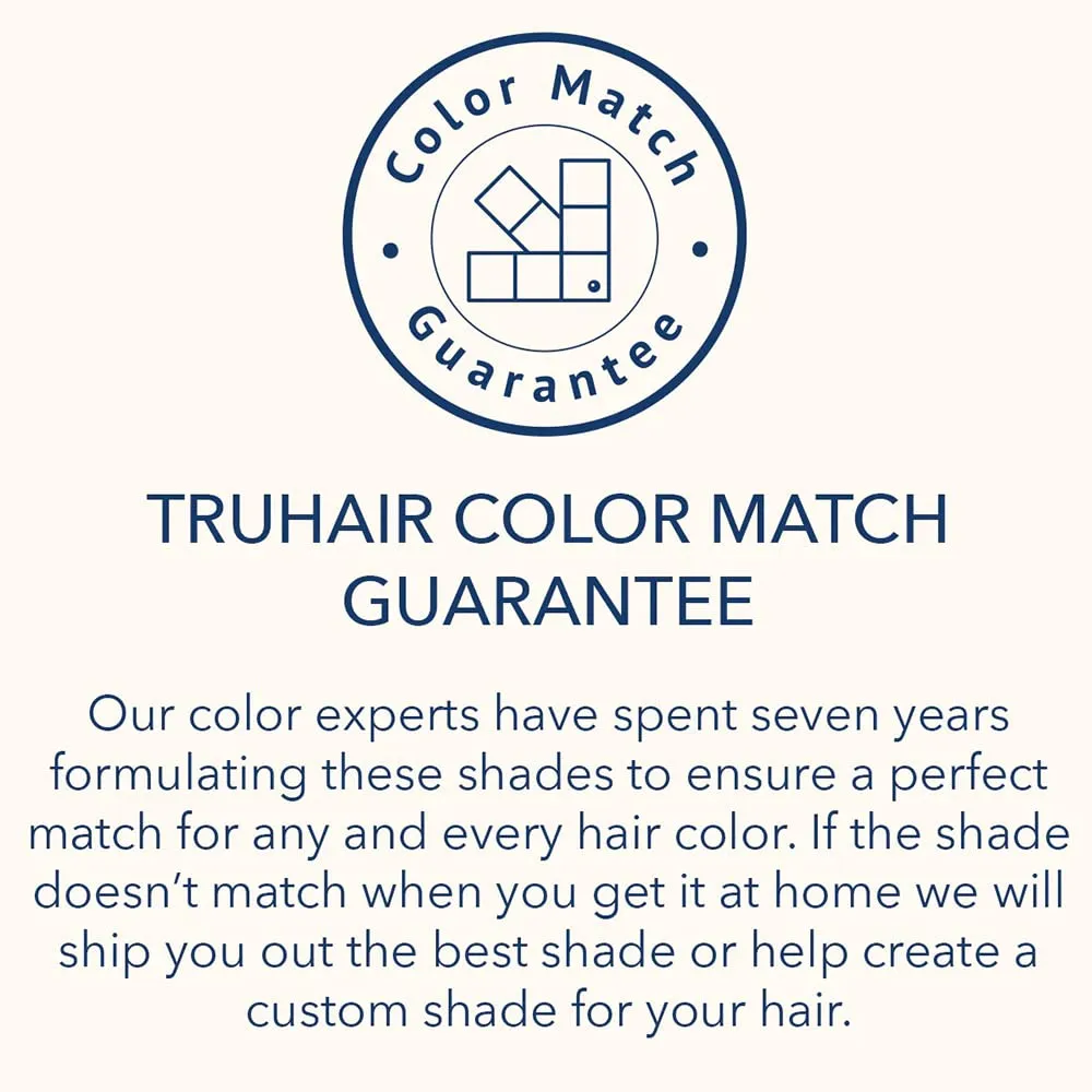 TRUHAIR Color & Conceal Waterproof Root Touch Up Hair Color Concealer - Hair Cover up for Gray Coverage and Hairline Filling - 11 Hair Colors Available (Dark Brown)