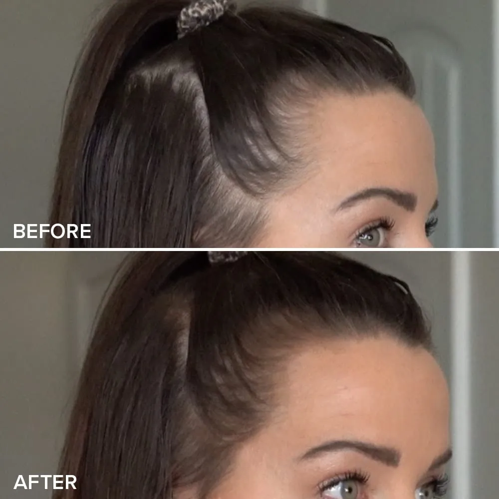 TRUHAIR Color & Conceal Waterproof Root Touch Up Hair Color Concealer - Hair Cover up for Gray Coverage and Hairline Filling - 11 Hair Colors Available (Dark Brown)