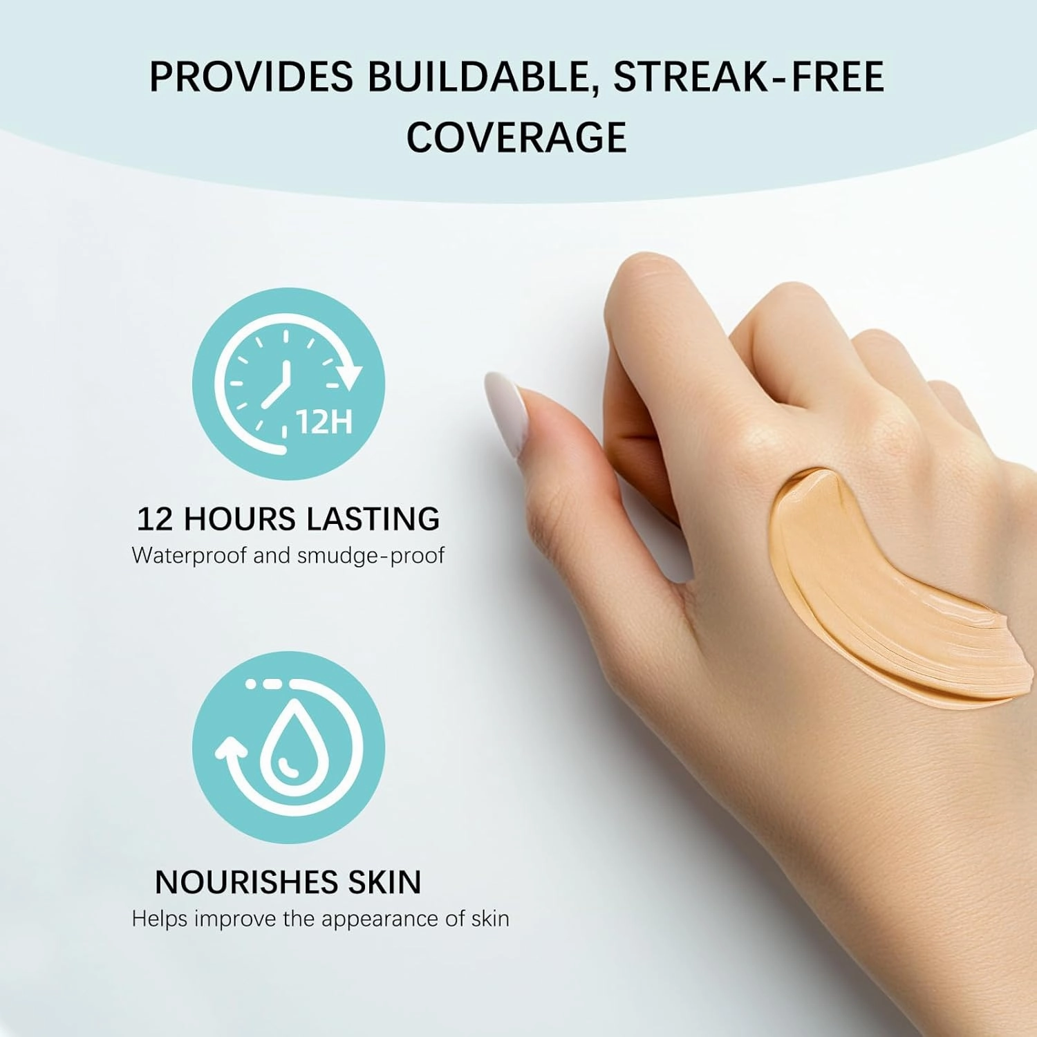 Ultimate Face Cream For Perfect Body,Model 2025 Long-Lasting Waterproof And Transfer-Resistant Skin Tint Foundation Makeup For All Skin Type (2 pcs Tan)