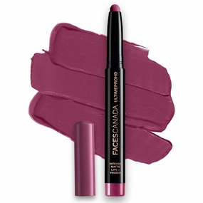 Ultime Pro HD Matte Lipstick with Primer, Mulberry Magic Plum, 1.4g, 9Hr Long Stay