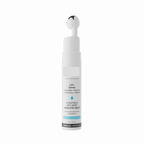 Under Eye Cream with 2% Revital Eye & Quinoa Extract | For Reducing Dark Circles, Puffiness, Wrinkles, Crows Feet | Lightweight, Hydrating | 100% Vegan | Cooling Gel & Roller for Men & Women | 15 g