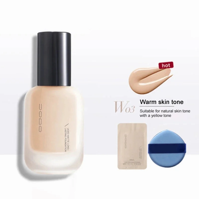 UODO Liquid Foundation Concealer Lasting Makeup Modification Hidden Pore Whitening Concealer Moisturizing Skin 30ml  BB Cream