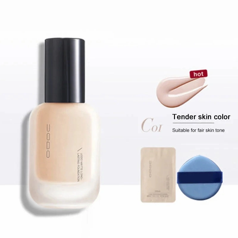 UODO Liquid Foundation Concealer Lasting Makeup Modification Hidden Pore Whitening Concealer Moisturizing Skin 30ml  BB Cream