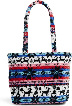 Vera Bradley Women's Teddy Fleece Sherpa Small Vera Tote Bag