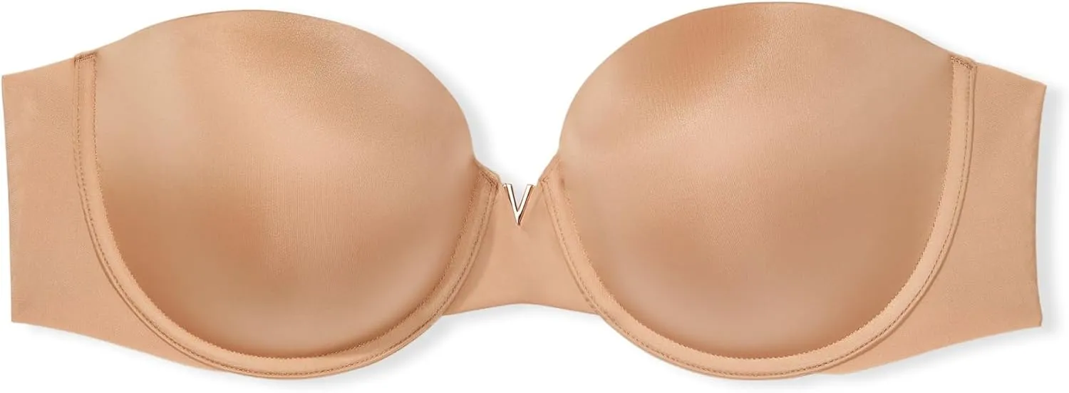 Victoria's Secret Women's Bare Push Up Strapless Bra, Bras for Women (32A-38DDD)