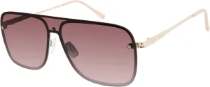 Vince Camuto Women's Glamorous 100% UV Protective Square Sunglasses