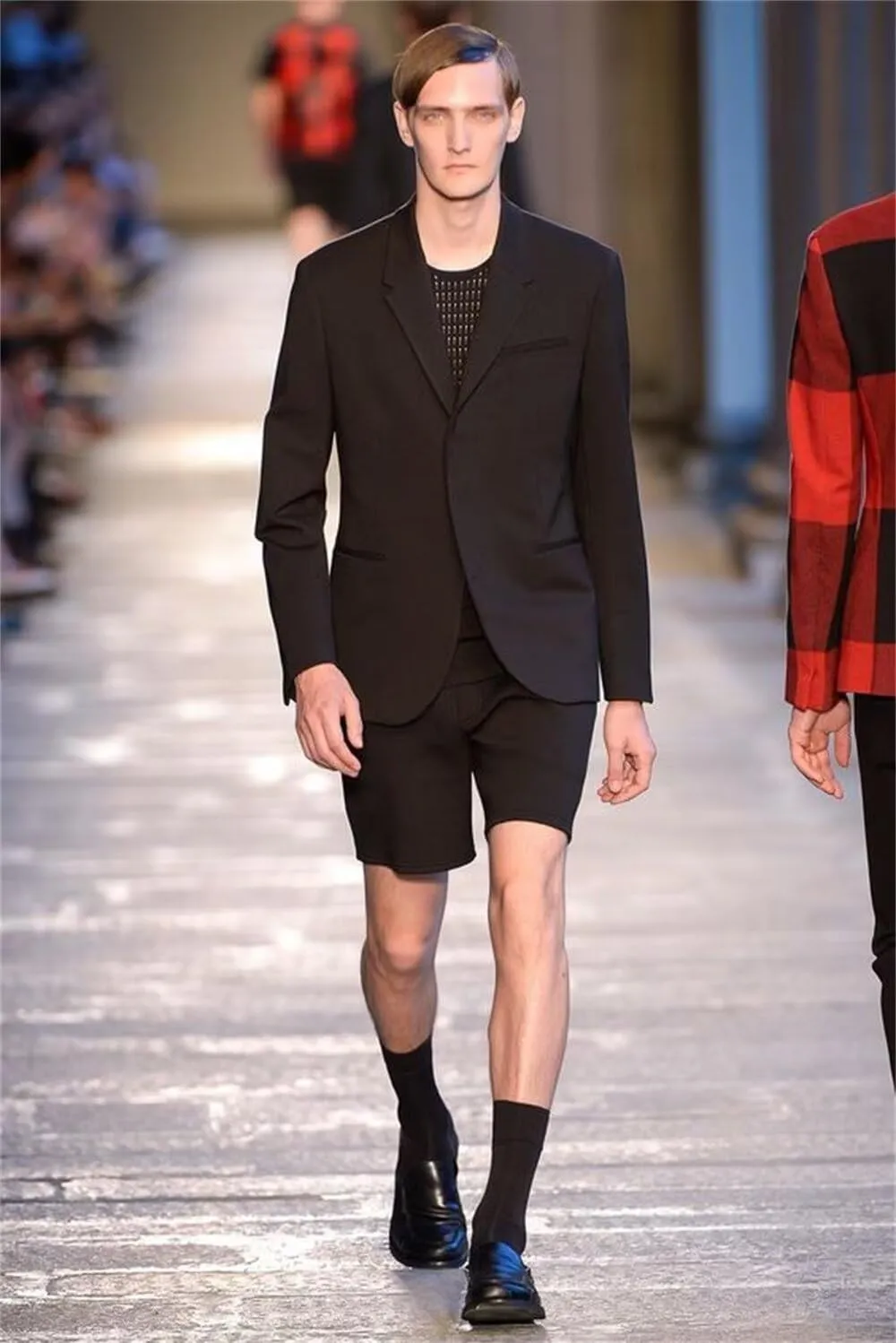 Wangyue Shorts Suits for Men 2 Piece Slim Fit Two Button Men Shorts Suit Set Casual Prom Summer Beach Wedding