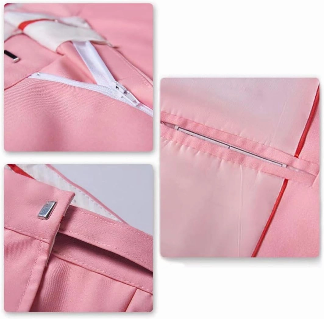 Wangyue Shorts Suits for Men 2 Piece Slim Fit Two Button Men Shorts Suit Set Casual Prom Summer Beach Wedding