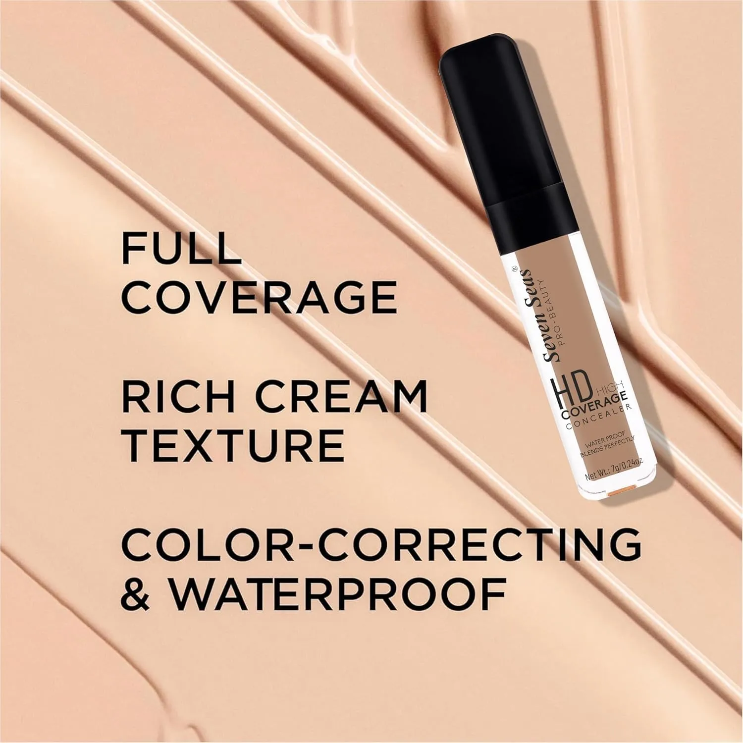 Water Proof | Long Lasting | Cover Spots | Full Coverage HD High Coverage Concealer (Yellow)