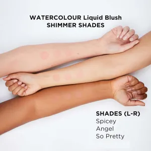 WATERCOLOUR LIQUID BLUSH SPICEY – Lightweight, Buildable, Water-Resistant Formula for Cheeks, Lips