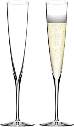 Waterford Elegance Trumpet Flute Pair 160ml, Crystal, 160 milliliters