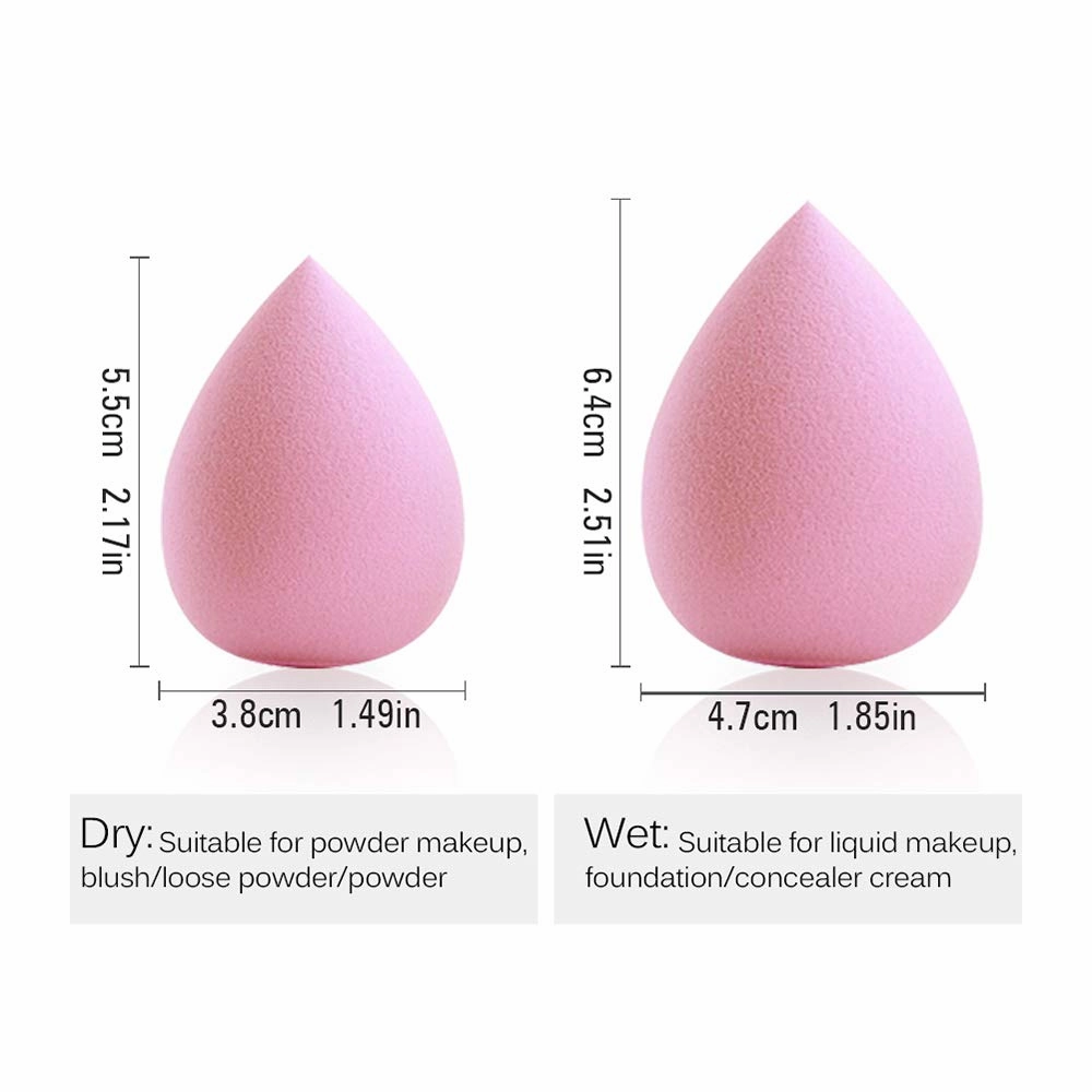Waterproof Full Coverage Concealer With Primer Sponge Set, Smooth Matte Flawless Creamy Liquid Foundation Corrector Makeup Kit for Face Eye Dark Circles Spot Acne Scar Cover (0.2Fl, Light Natural)
