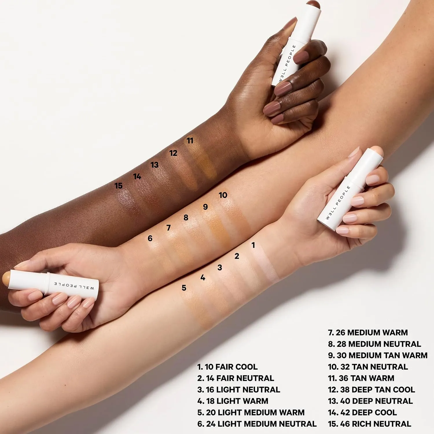 Well People Supernatural Complexion Stick Foundation   Concealer, Buildable, Light-to-Medium Coverage, Soft Matte Finish, Lightweight   Hydrating, Multi-Use, Vegan & Cruelty-Free, 20 Light Medium Warm