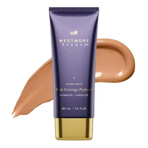 Westmore Beauty Skin Foundation Concealer, Body Makeup 3.5 Fl Oz (Golden Radiance, Cream) - Waterproof, Transfer-Resistant, Long-Lasting Coverage for Tattoo, Stretch Marks, Scars