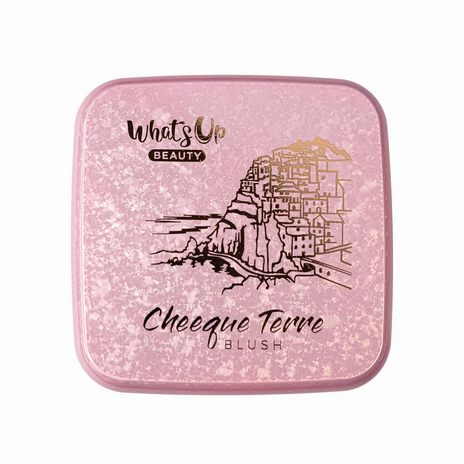 Whats Up Beauty - Cheeque Terre Blush - Shade 20 Serene Siena Clean Cruelty Free Vegan Natural Made in Italy Niacinamide Hyaluronic Acid Actives Cheek Makeup