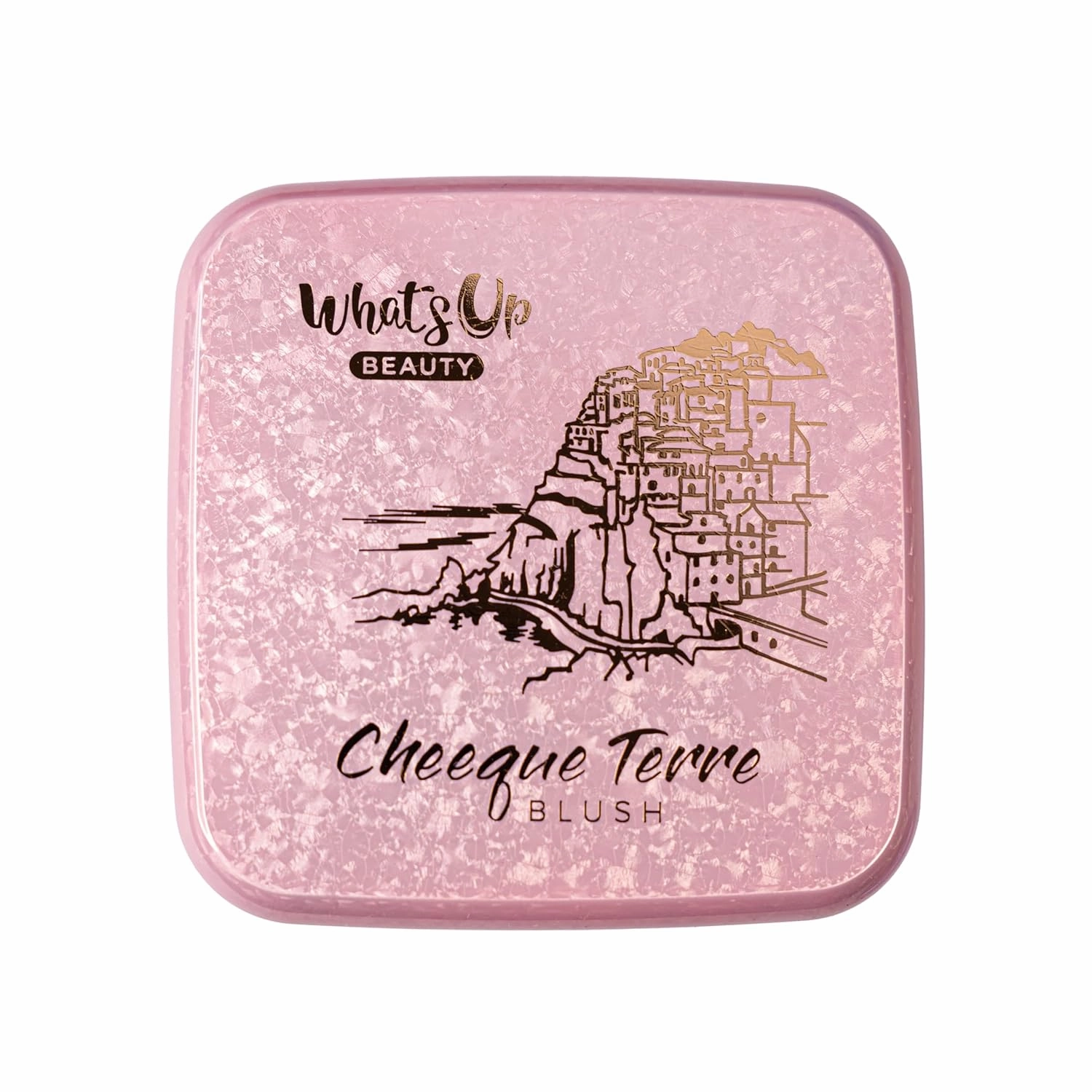 Whats Up Beauty - Cheeque Terre Blush - Shade 30 Relaxed Roma Clean Cruelty Free Vegan Natural Made in Italy Niacinamide Hyaluronic Acid Actives Cheek Makeup