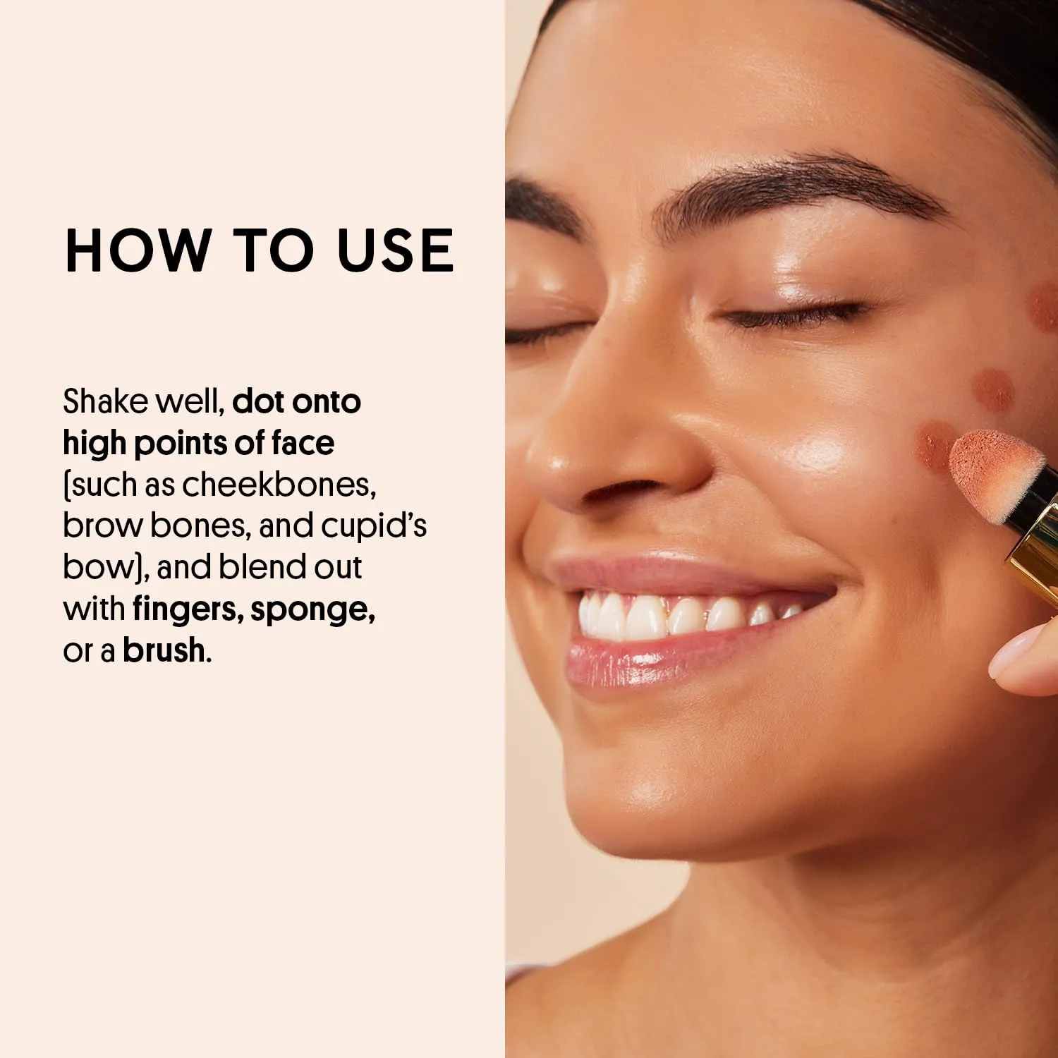 Winky Lux Cheeky Rose Liquid Highlighter, Gel Cream Blush Wand, Blendable & Buildable Pigment, Long Lasting Weightless, Nova