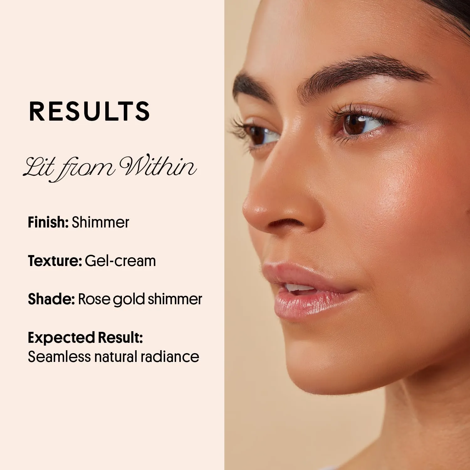Winky Lux Cheeky Rose Liquid Highlighter, Gel Cream Blush Wand, Blendable & Buildable Pigment, Long Lasting Weightless, Nova