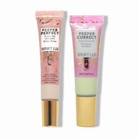 Winky Lux Peeper Perfect Under Eye Concealer (Fair) and Winky Lux Peeper Correct Green Color Corrector
