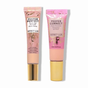 Winky Lux Peeper Perfect Under Eye Concealer (Neutral Beige) and Winky Lux Peeper Correct Peach Color Corrector