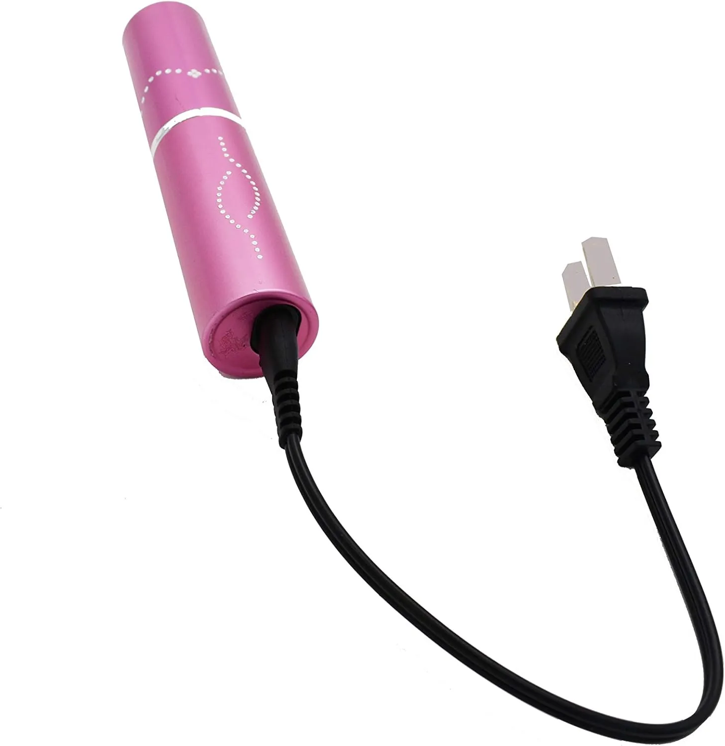Women Self Defense Kit W/Pepper Spray and Lipstick Stun Gun W/Flashlight, 25Burst, 1.6µC Painful Charge, Rechargeable Battery, Includes Keychain Leather Pouch
