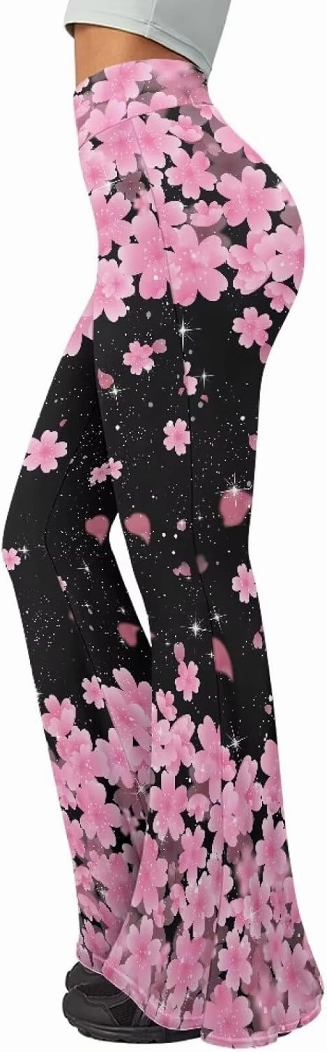 Women's Flare Yoga Pants Bootcut High Waisted Buttery Soft Leggings Wide Leg Workout Sweatpants