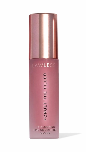 Women's Forget the Filler Lip Plumper Line Gloss, Pop the Rosé, Pink, 0.11 Fl Oz