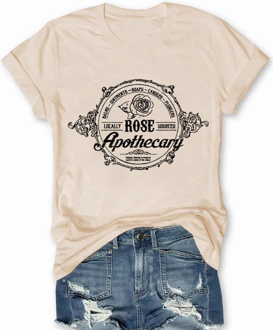 Women Vintage T Shirt Funny Tees Shirt Short Sleeve Tops Cute Graphic Tees