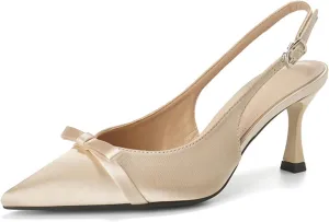 Women's High Heels Closed Toe Stiletto Pointed Toe Pumps Dress Shoes at Wedding Party Prom Work Dating, Model GMC 7788-3