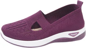 Women's Sandals Orthopedic Arch Support Sandals Memory Foam Sandals Mesh Breathable Soft Sneakers Slip on Walking Shoes