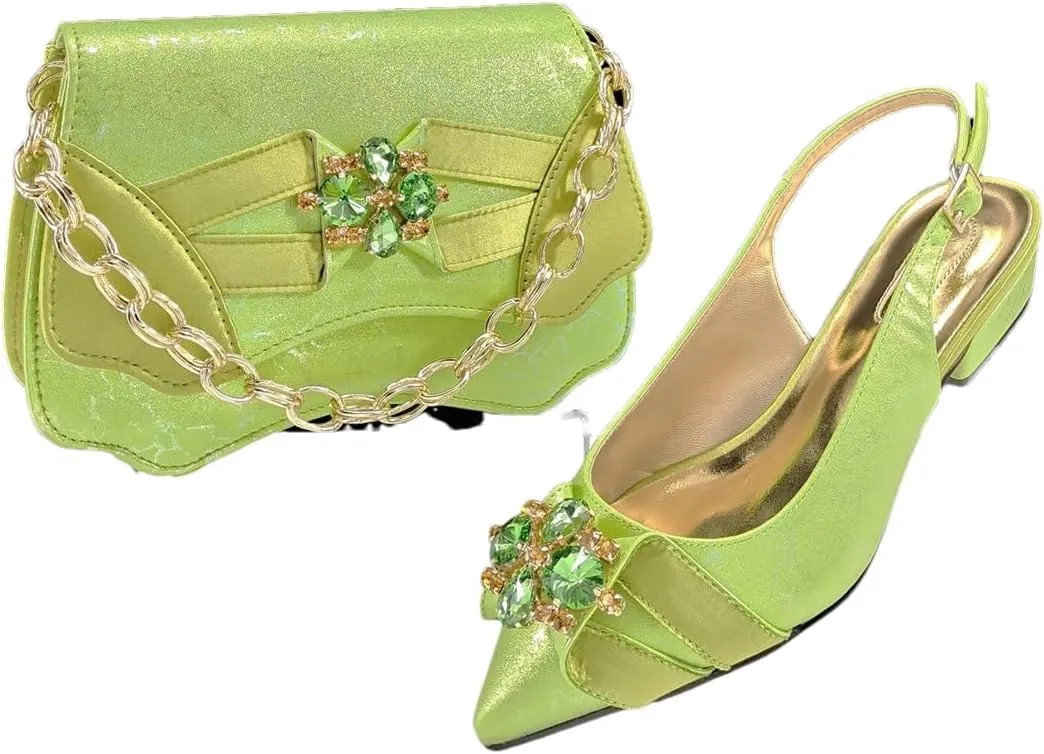 Women’S Stylish Pink Italian Pumps and Matching Bag Set with Peep Toe Design for Wedding Party