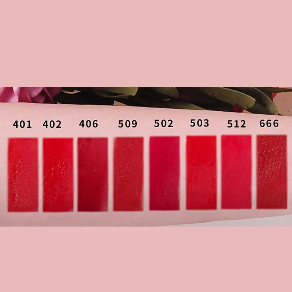 Xaena 14 Colors Matte Liquid Lipstick, Ladies Matte Liquid Lipstick Long Lasting Waterproof Velvet Lip Gloss Set Pigmented Lip Makeup Gift for Girls and Women (#401)