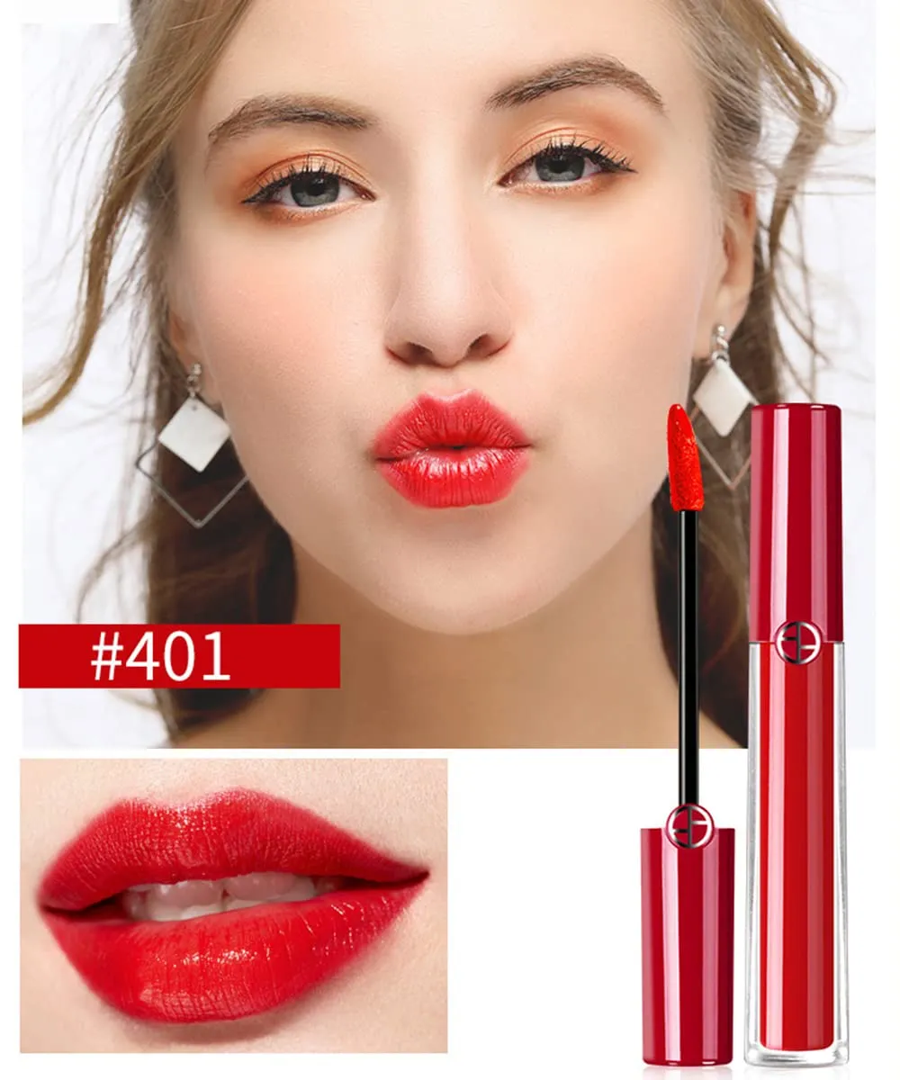 Xaena 14 Colors Matte Liquid Lipstick, Ladies Matte Liquid Lipstick Long Lasting Waterproof Velvet Lip Gloss Set Pigmented Lip Makeup Gift for Girls and Women (#401)