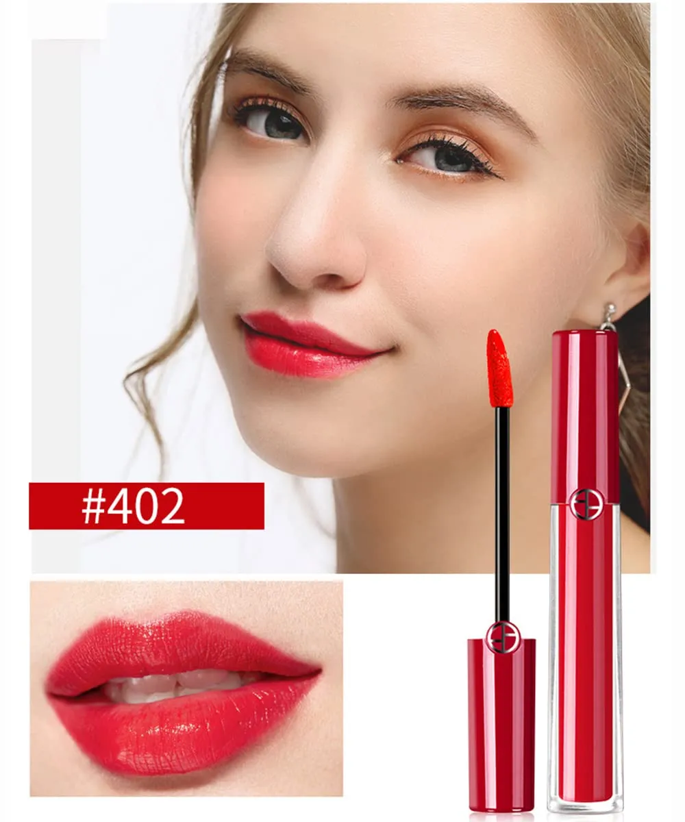 Xaena 14 Colors Matte Liquid Lipstick, Ladies Matte Liquid Lipstick Long Lasting Waterproof Velvet Lip Gloss Set Pigmented Lip Makeup Gift for Girls and Women (#402)