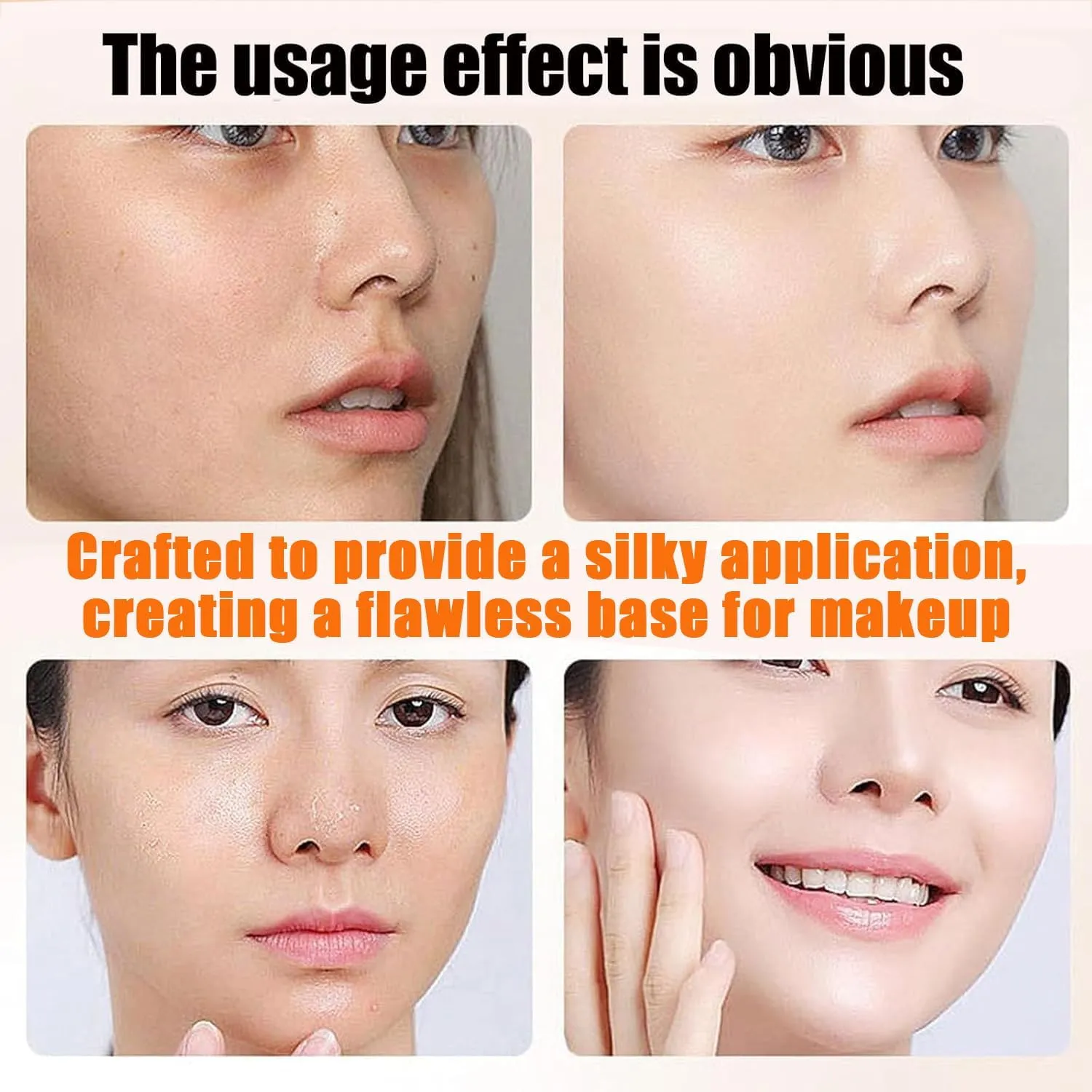 XIRUJNFD Moisturizing Brightening Concealer Smooth Tone Up Cream, Crema De Maquillaje Coreana, Corrector Iluminador Hidratante Crema TóNica Suave (2Pcs)