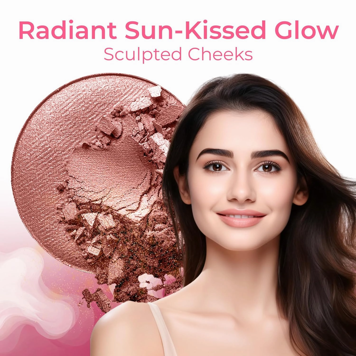 XL KIT (PINK BISQUE) Full Size Mineral Makeup Set Foundation Sheer Bare Face Matte Powder Cover