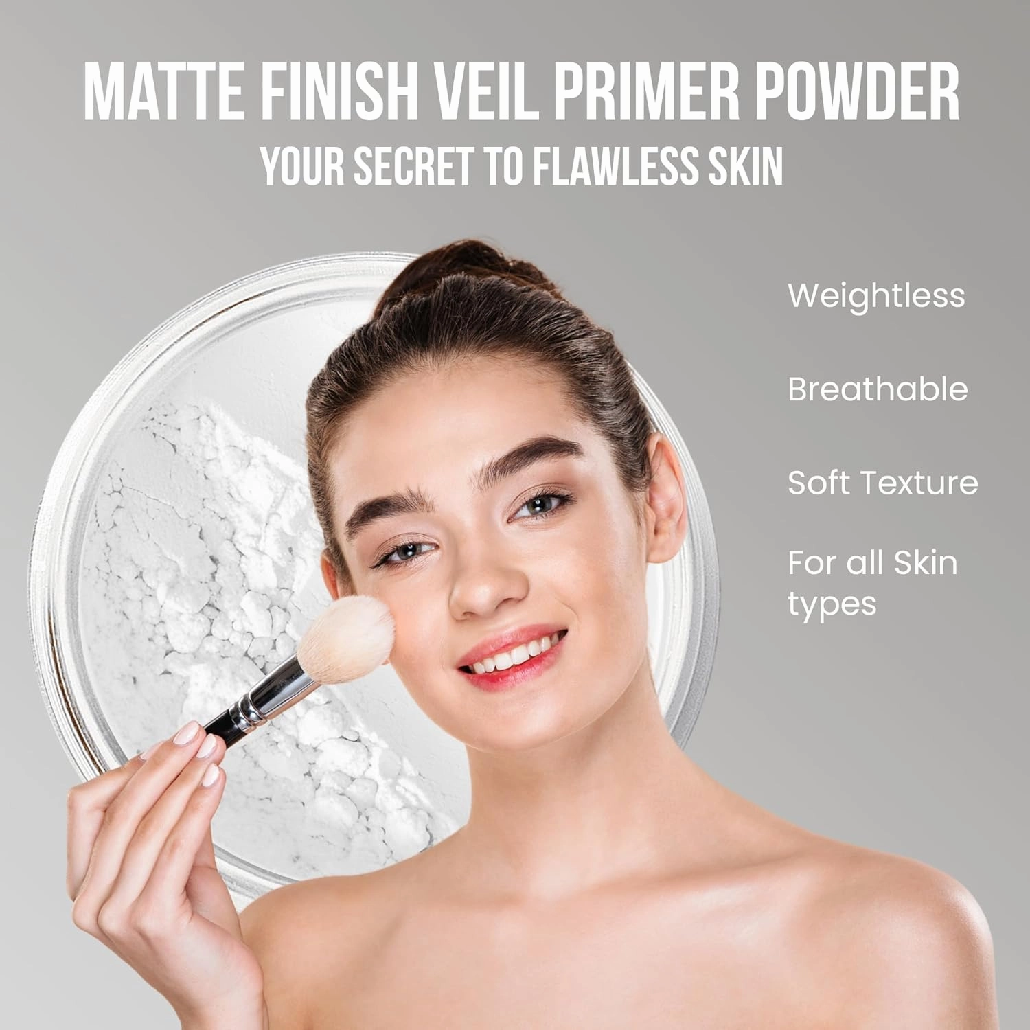 XL KIT (PINK BISQUE) Full Size Mineral Makeup Set Foundation Sheer Bare Face Matte Powder Cover
